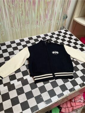 Kith Black Knit Sweater with Contrast Patch